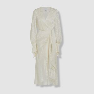Acler Cream Wrap Dress